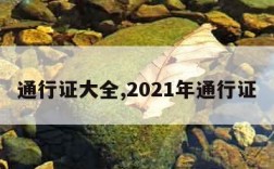 通行证大全,2021年通行证